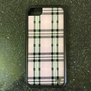 lavender plaid wildflower case